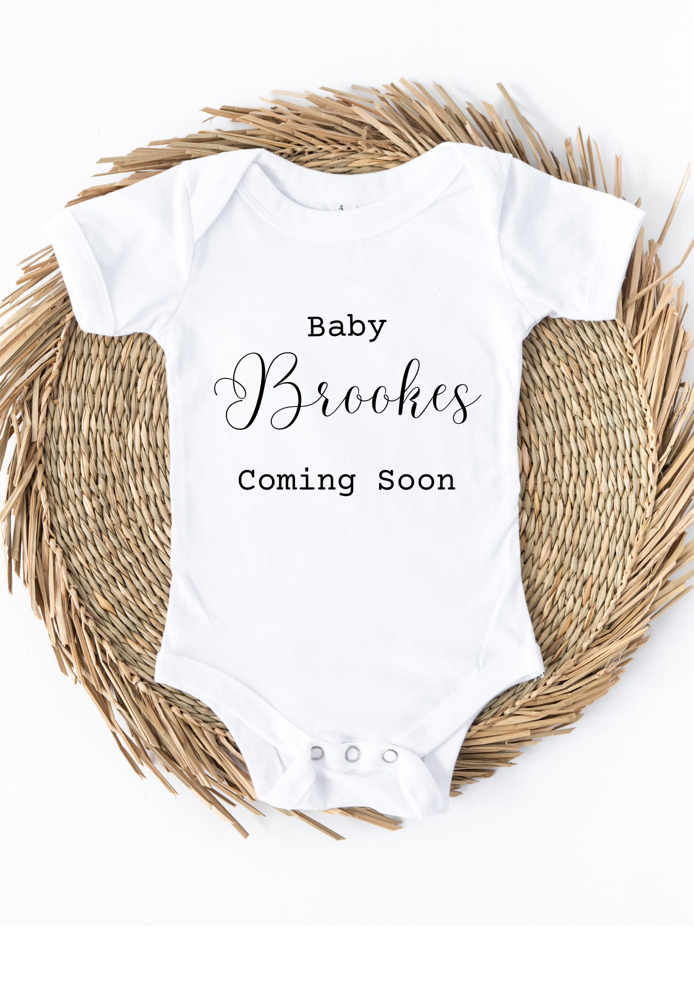 Personalised Pregnancy Announcement Onsie - Pregnancy Announcement Prop - Pregnancy Announcement Gift - Personalised Baby Vest - Pregnant