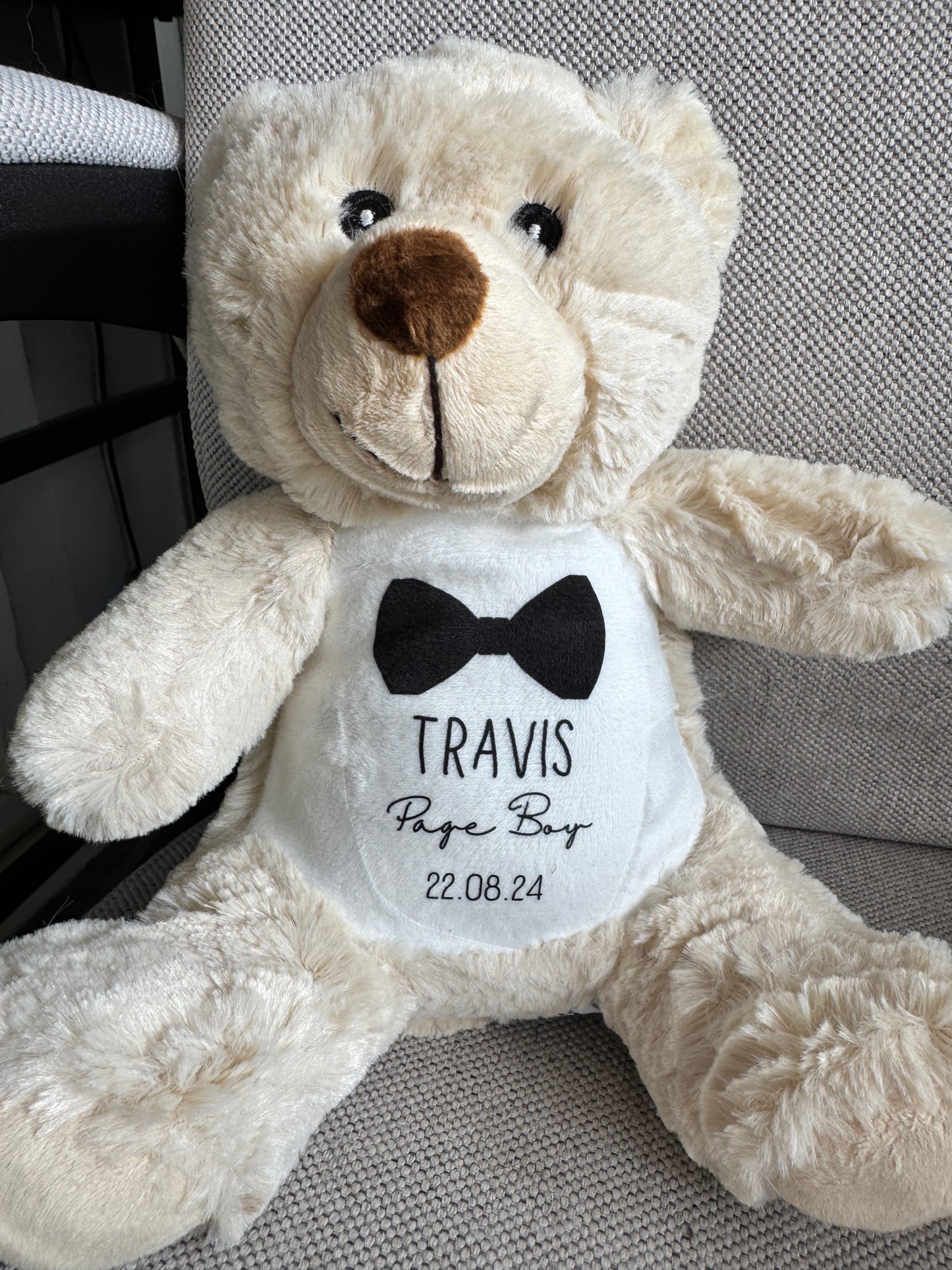 Page Boy Personalised Teddy, Gifts for Page Boys