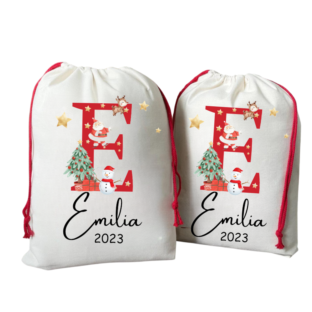 Personalised Christmas Santa Sack, Christmas Toy Sack